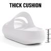 imageshevalues Orthopedic Slide Sandals for Women with Arch Support Pillow Soft Recovery Slip on Sandals Lightweight Summer Cloud Slippers for Plantar FasciitisUpdate White