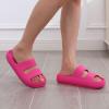 imageshevalues Orthopedic Slide Sandals for Women with Arch Support Pillow Soft Recovery Slip on Sandals Lightweight Summer Cloud Slippers for Plantar FasciitisUpdate Electric Pink