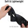 imageshevalues Shower Shoes for Women with Arch Support Quick Drying Pool Slides Lightweight Beach Sandals with Drain HolesBlack