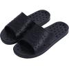 imageshevalues Shower Shoes for Women with Arch Support Quick Drying Pool Slides Lightweight Beach Sandals with Drain HolesBlack