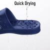 imageshevalues Shower Shoes for Women with Arch Support Quick Drying Pool Slides Lightweight Beach Sandals with Drain HolesNavy