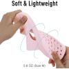 imageshevalues Shower Shoes for Women with Arch Support Quick Drying Pool Slides Lightweight Beach Sandals with Drain HolesPink