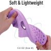 imageshevalues Shower Shoes for Women with Arch Support Quick Drying Pool Slides Lightweight Beach Sandals with Drain HolesPurple
