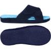 imageshevalues Summer Arch Support Slippers for Women Adjustable Terry Cloth Fuzzy Indoor Slippers Open Toe House ShoesBlue