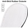 imageshevalues Summer House Slippers for Women Men Breathable Waffle Indoor Slippers Slipon Open Toe Home ShoesBlack