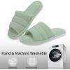 imageshevalues Summer House Slippers for Women Men Breathable Waffle Indoor Slippers Slipon Open Toe Home ShoesGreen
