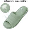 imageshevalues Summer House Slippers for Women Men Breathable Waffle Indoor Slippers Slipon Open Toe Home ShoesGreen