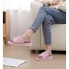 imageshevalues Summer House Slippers for Women Men Breathable Waffle Indoor Slippers Slipon Open Toe Home ShoesPink