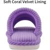 imageshevalues Summer House Slippers for Women Men Breathable Waffle Indoor Slippers Slipon Open Toe Home ShoesPurple