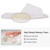 imageshevalues Terry Cloth Open Toe Slippers for Women Memory Foam Slip On House SlippersBride I Do