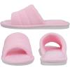 imageshevalues Terry Cloth Open Toe Slippers for Women Memory Foam Slip On House SlippersPink