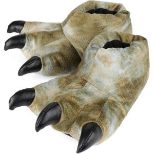 imageULTRAIDEAS Animal Paw Slippers for Women and Men Funny Claw Slippers for Adult and Kids Unisex Cute Costume House ShoesDinosaur Paw