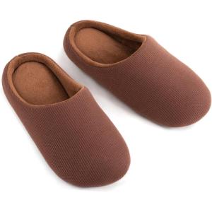imageULTRAIDEAS Mens Comfy Memory Foam Slippers Indoor House Slippers for Men NonSlipCamel