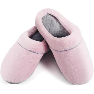 imageULTRAIDEAS Womens Terry Clog Slipper with Memory Foam SlipOn Ladies Comfy House Shoe with NonSlip Rubber Sole for Indoor