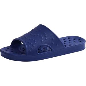 imageshevalues Shower Shoes for Women with Arch Support Quick Drying Pool Slides Lightweight Beach Sandals with Drain HolesNavy