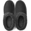 imageULTRAIDEAS Couples Suede Moccasin Memory Foam SlippersMen Size 910 Women Size 910