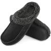 imageULTRAIDEAS Couples Suede Moccasin Memory Foam SlippersMen Size 910 Women Size 910