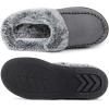imageULTRAIDEAS Couples Suede Moccasin Memory Foam SlippersMen Size 910 Women Size 910