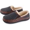 imageULTRAIDEAS Mens Cozy Slipon Memory Foam Slippers with Cozy Fleece Lining for IndoorOutdoor ComfortGrey