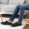 imageULTRAIDEAS Couples Suede Moccasin Memory Foam SlippersMen Size 1112 Women Size 78