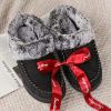 imageULTRAIDEAS Couples Suede Moccasin Memory Foam SlippersMen Size 1314 Women Size 910
