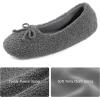 imageULTRAIDEAS Set of 2 Pairs  US Size 8 Womens Bootie Slippers Dark GrayLvory