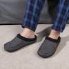 imageSet of Two PairsULTRAIDES Mens Slippers for Spring and SummerSize 11 Grey ampamp Black