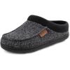 imageSet of Two PairsULTRAIDES Mens Slippers for Spring and SummerSize 12 Grey ampamp Black