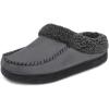 imageULTRAIDEAS Set of Two Pairs Mens SlippersGray ampamp Coffee Medium 910