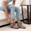 imageULTRAIDEAS Womens Camber Fleece Bootie Slipper with Memory Foam