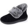 imageULTRAIDEAS Womens Chenille Closed Back Bootie Slipper with Memory Foam