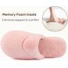 imageULTRAIDEAS Womens Fluffy Scuff House Slippers IndoorPink