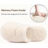 imageULTRAIDEAS Womens Fluffy Scuff House Slippers IndoorWhite