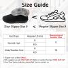 imageULTRAIDEAS Womens Memory Foam House Slippers with Hard Bottom Fur Lined House Shoes with NonSlip Rubber Sole for Indoor ampamp Outdoor Bootie Black Size 8