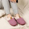 imageULTRAIDEAS Set of 2 Pairs  US Size 56 Womens Bedroom Slipper with Memory Foam Pink Light Blue 