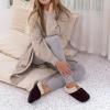 imageULTRAIDEAS Set of 2 Pairs  US Size 78 Womens Bedroom Slipper with Memory Foam Violet Red 