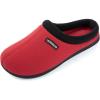 imageULTRAIDEAS Womens Memory Foam Fleece Slippers with Rubber SoleRed