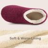 imageULTRAIDEAS Set of 2 Pairs  US Size 9 Memory Foam Slippers BlueRed