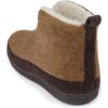 imageULTRAIDEAS Mens Warm Felt Bootie Slipper with Memory Foam Cozy Closed Back House Slipper for Indoor Outdoor Gift for FatherCamel