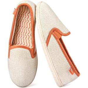 imageULTRAIDEAS Womens Closed Back Slippers with Memory FoamWhite