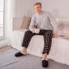 imageULTRAIDEAS Set of 2 Pairs  US Size Medium Memory Foam Slippers GreyBlack