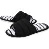 imageshevalues Open Toe House Slippers for Women Men Soft Cotton Indoor Shoes Memory Foam Slip On bedroom SlippersBlack