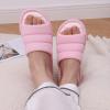 imageshevalues Open Toe House Slippers for Women Men Soft Cotton Indoor Shoes Memory Foam Slip On bedroom SlippersPink