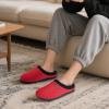 imageULTRAIDEAS Womens Cozy FleeceLined Memory Foam Slippers with AntiSlip Rubber Sole for IndoorOutdoorFiery Red