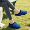imageULTRAIDEAS Womens Cozy FleeceLined Memory Foam Slippers with AntiSlip Rubber Sole for IndoorOutdoorMidnight Blue