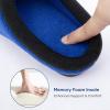 imageULTRAIDEAS Womens Cozy FleeceLined Memory Foam Slippers with AntiSlip Rubber Sole for IndoorOutdoorMidnight Blue