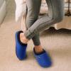 imageULTRAIDEAS Womens Cozy FleeceLined Memory Foam Slippers with AntiSlip Rubber Sole for IndoorOutdoorMidnight Blue