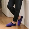 imageULTRAIDEAS Womens Cozy FleeceLined Memory Foam Slippers with AntiSlip Rubber Sole for IndoorOutdoorRoyal Purple