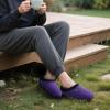 imageULTRAIDEAS Womens Cozy FleeceLined Memory Foam Slippers with AntiSlip Rubber Sole for IndoorOutdoorRoyal Purple
