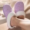 imageULTRAIDEAS Womens Indoor Bedroom Slipper with Memory Foam Gift for Women WoolLike House Shoe with AntiSkid Rubber Sole for LadiesLavender